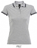 Polo Mujer Pasadena Sols - Color Gris / Azul Marino